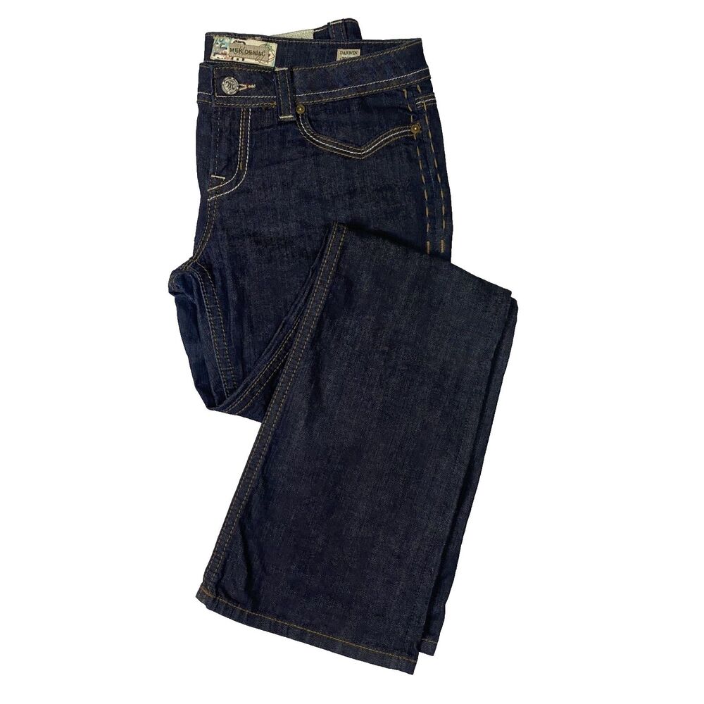 Women's MEK Boot Cut Jeans Thick Stitch Pocket Jeans Size 32 x 34 Darwin Bootcut